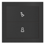 D2 Two-button Switch Panel - Gray